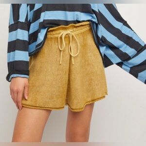 High Waist Tan Shorts